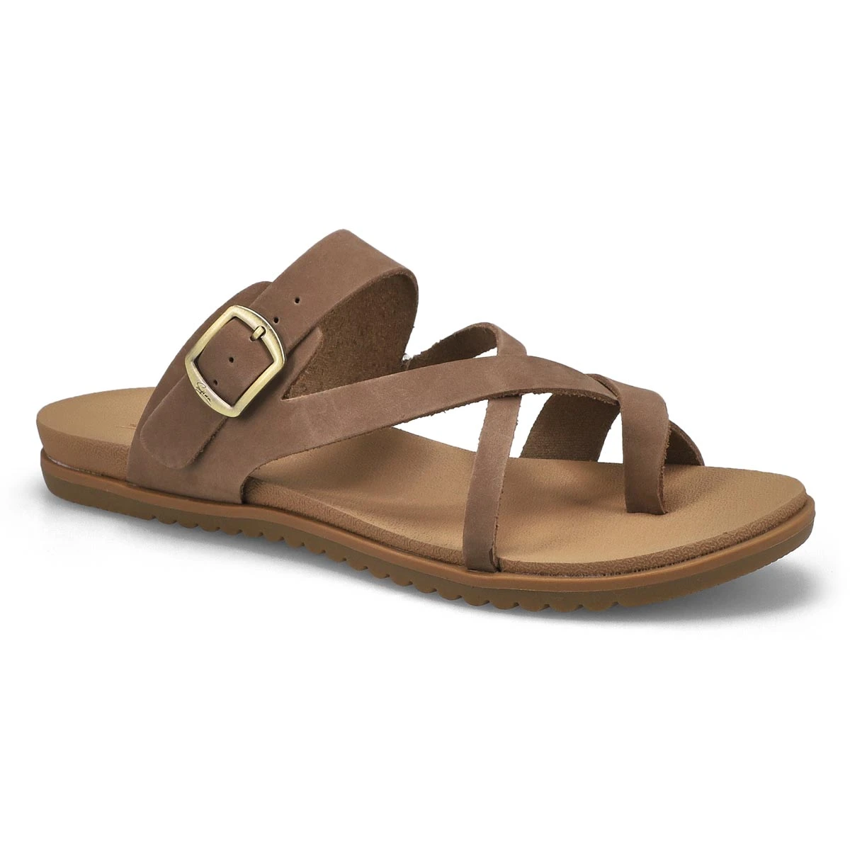 SoftMoc Women's Miya Toe Loop Sandal- Cognac 4 SoftMoc Women's Miya Toe Loop Sandal- Cognac - Image 4