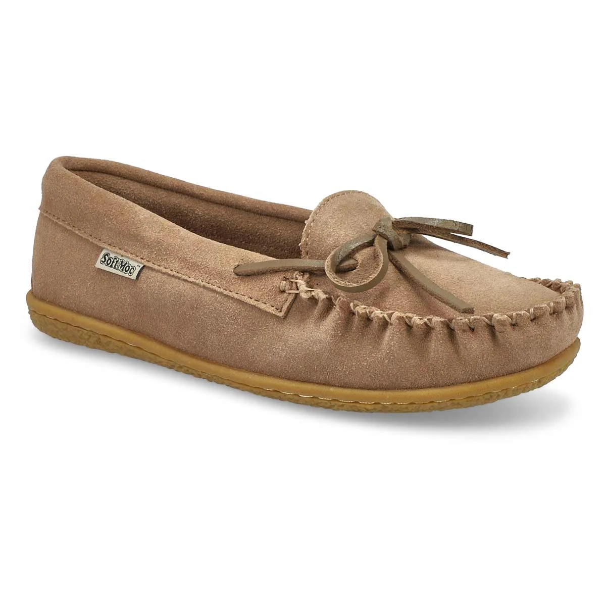 SoftMoc Women's Natasha Suede Moccasin - Blac 3 SoftMoc Women's Natasha Suede Moccasin - Blac - Image 3