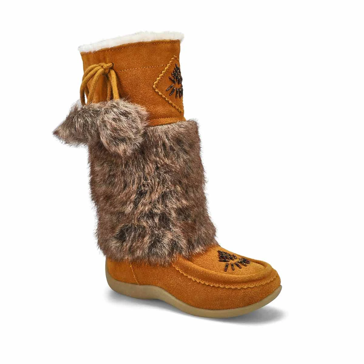 SoftMoc Girls' NISKA 4 JR Hazelnut Mukluks 1 SoftMoc Girls' NISKA 4 JR Hazelnut Mukluks