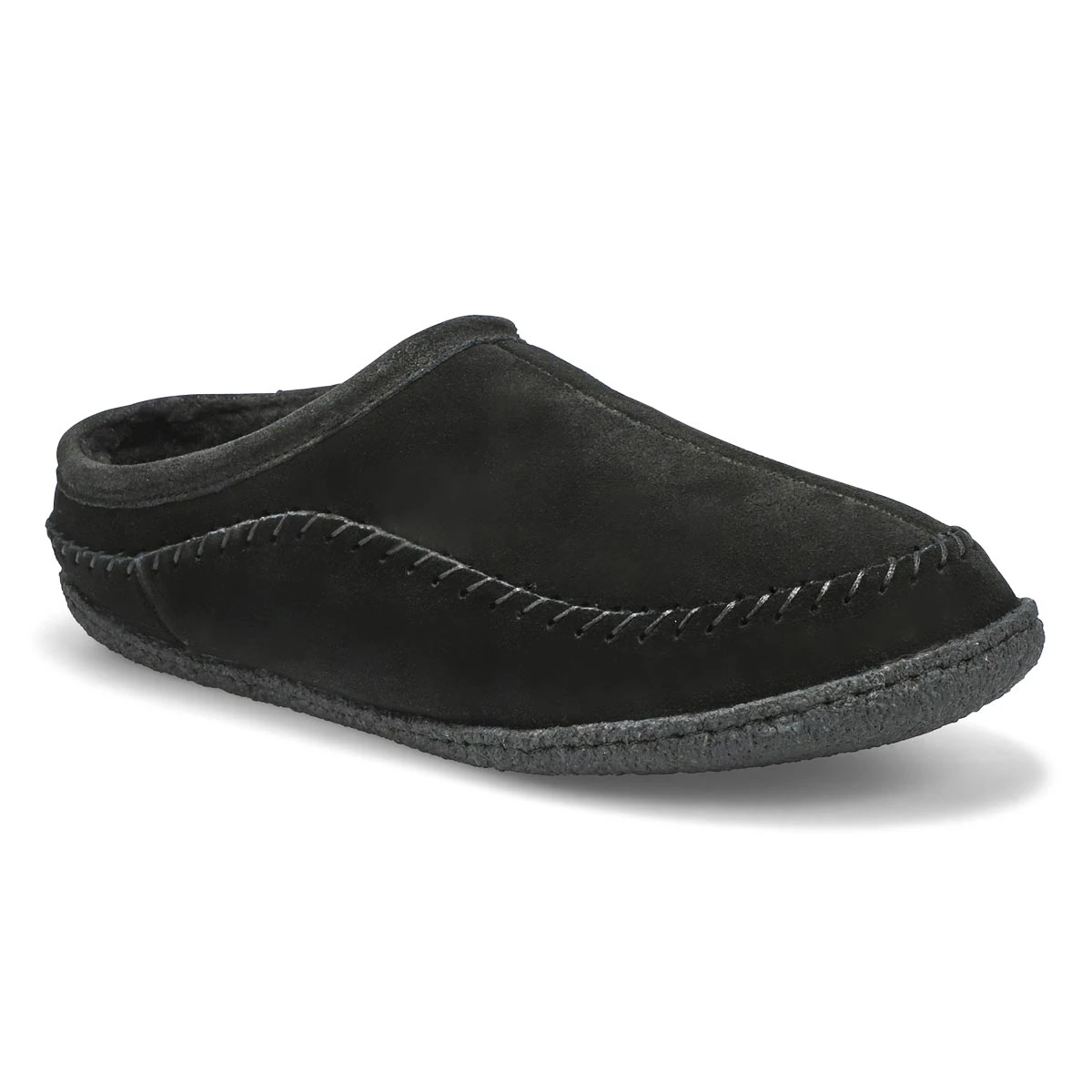 SoftMoc Men's Pauly III Open Slipper - Black 1 SoftMoc Men's Pauly III Open Slipper - Black