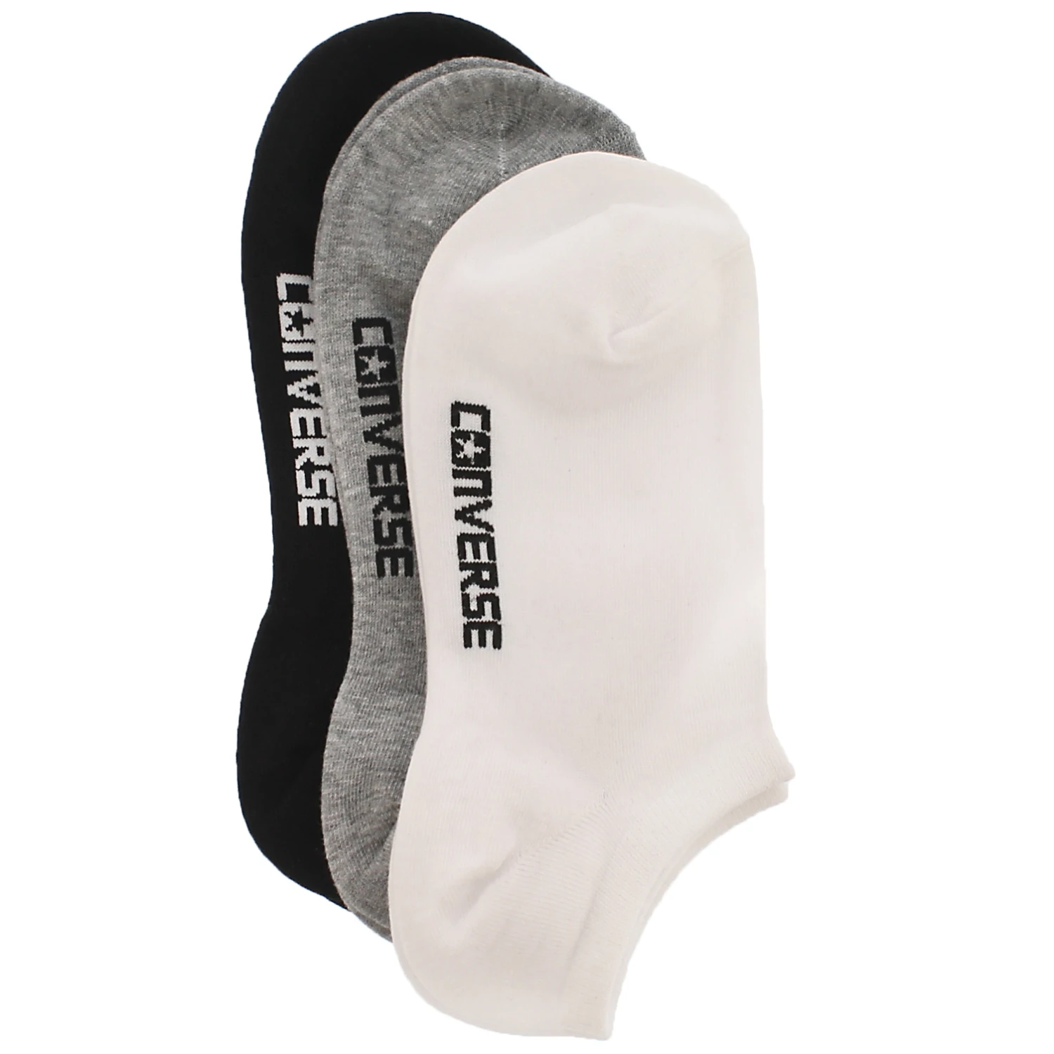 Converse Women's CONVERSE Grey Ankle Socks 5 Converse Women's CONVERSE Grey Ankle Socks - Image 5