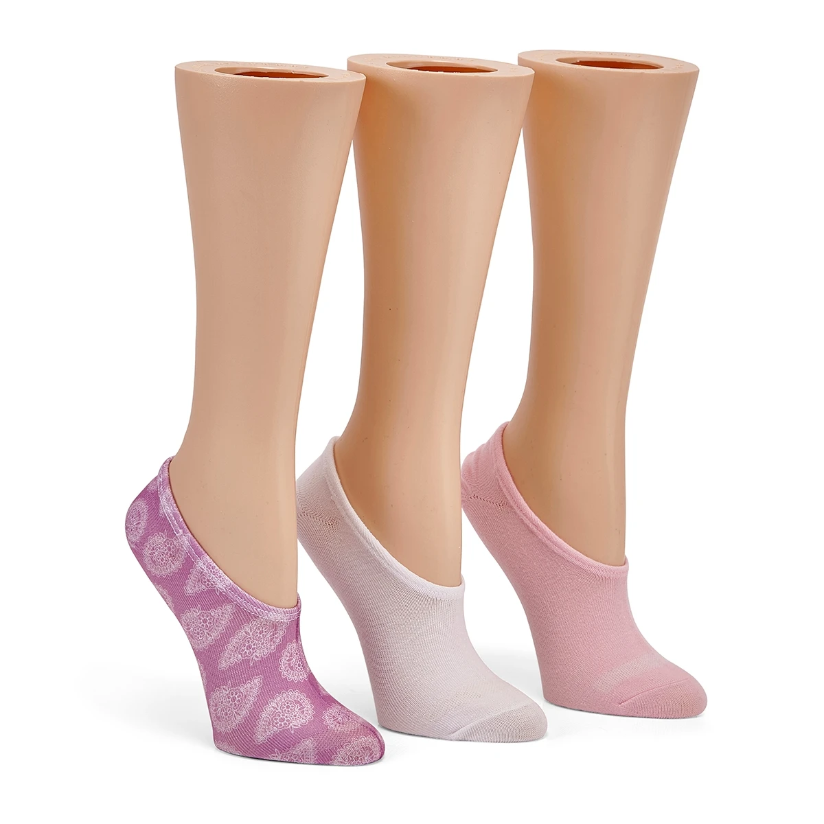 Converse Women's MFC OX No Show 3 Pk - Crayon 4 Converse Women's MFC OX No Show 3 Pk - Crayon - Image 4