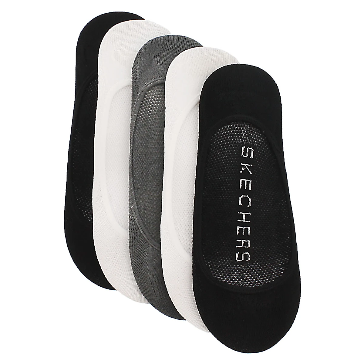 Skechers Lds Microfiber Superlow Liner 5pk- M 3 Skechers Lds Microfiber Superlow Liner 5pk- M - Image 3