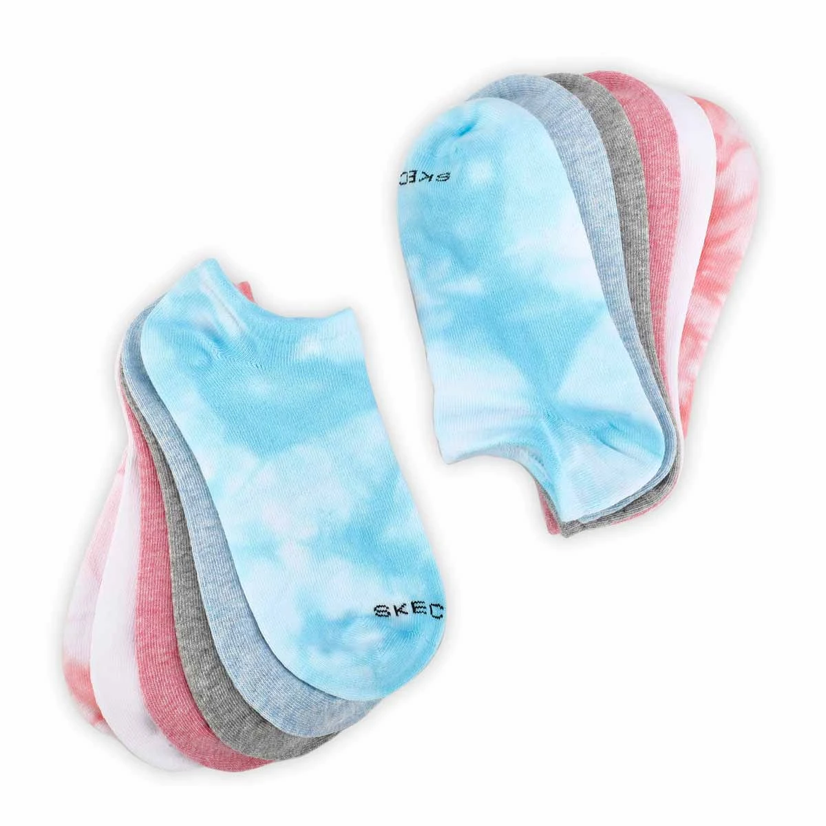 Skechers Women's No Show Non Terry Sock - 6 P 1 Skechers Women's No Show Non Terry Sock - 6 P