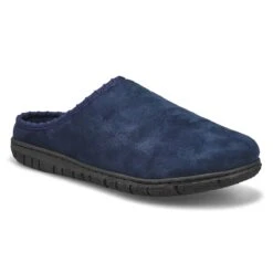 SoftMoc Men's Saturn Memory Foam Slipper - Br -Clarks Shoes Shop SATURN NVY M XXX