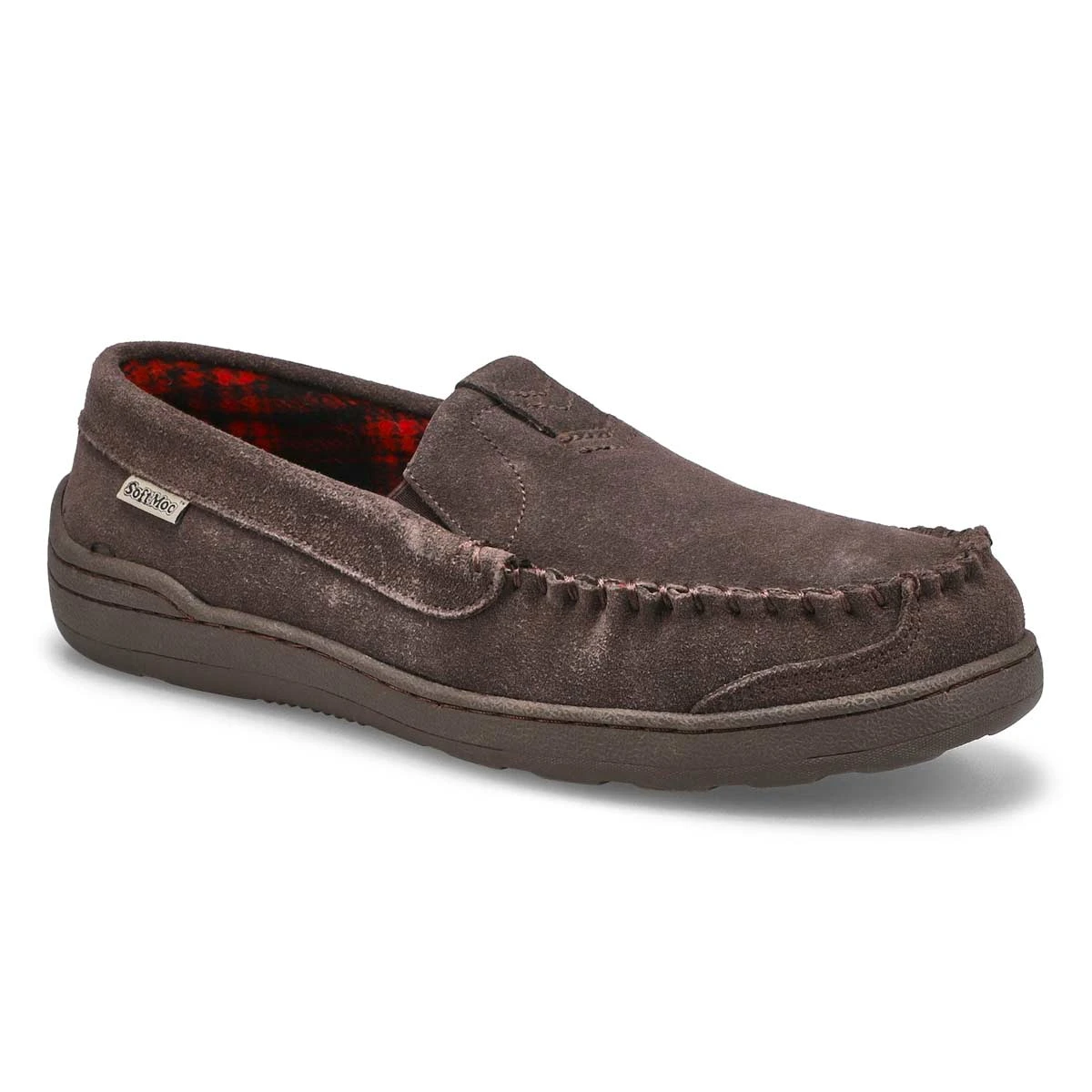 SoftMoc Men's Theon Suede Moccasin - Grey 1 SoftMoc Men's Theon Suede Moccasin - Grey